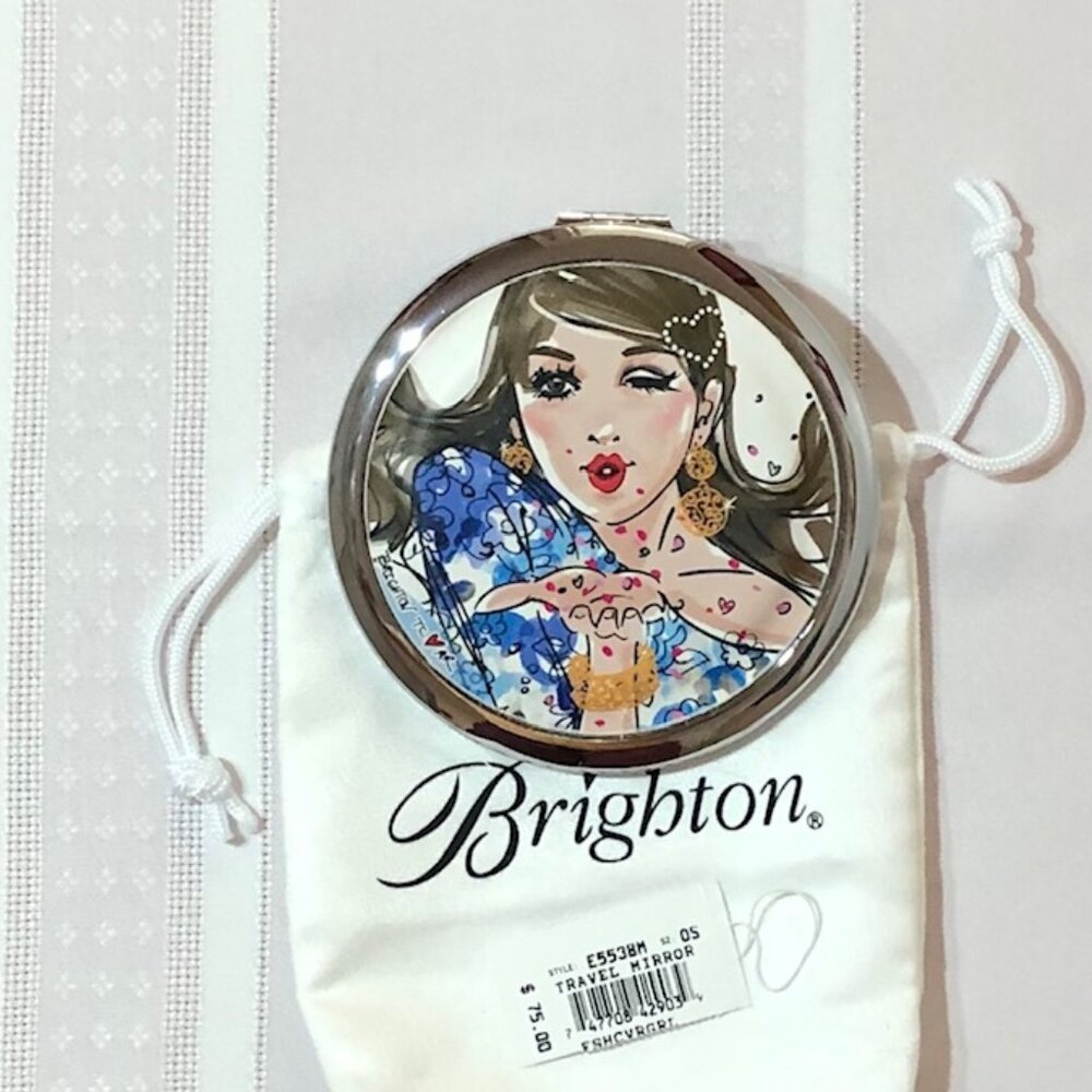 Brighton Fashionista Cover Girls Travel Mirror